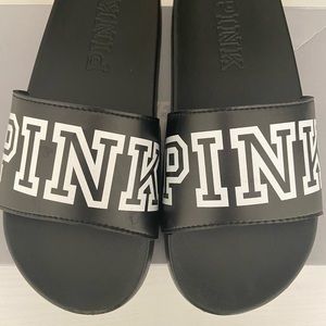 PINK VICTORIA SECRET slide ❤️🖤